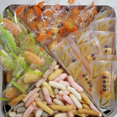 鈴鹿あられ　4種詰合せ一斗缶