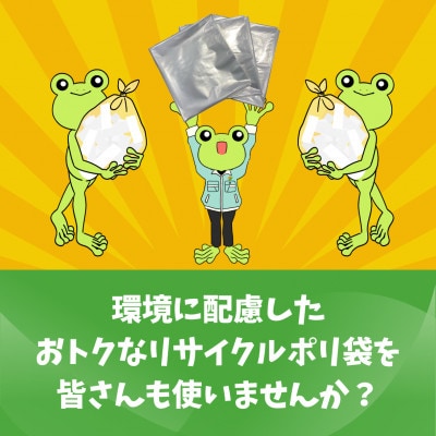 エコリズム(リサイクルポリ袋)30L 200枚(0.03×500×700)