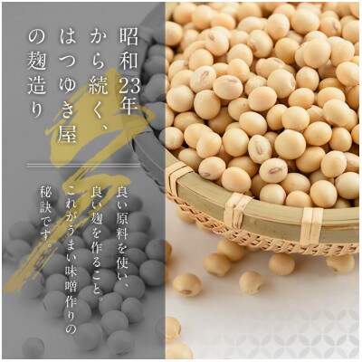 米みそ(1kg×3袋) 国産 保存料・酒精等無添加 調味料 麹【はつゆき屋】No.335-02