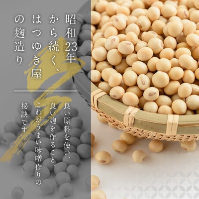 合わせみそ(1kg×3袋)国産 保存料・酒精等無添加 調味料 麹 【はつゆき屋】No.335-03