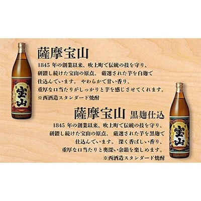 2022年6月発送開始『定期便』本格プレミアム芋焼酎　900ml×6銘柄セット【西酒造】全3回