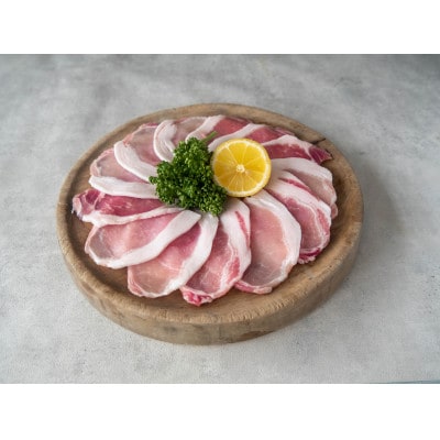 鹿児島産黒豚ロース　生姜焼き・焼肉用(1350g)(日置市)
