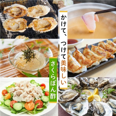 さくらぽん酢(360ml×3本)【伊集院食品工業所】No.1138