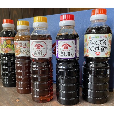 調味料セット(亀)計5本