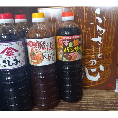 創業昭和元年の串間の味!ヤママツ醤油セット(3種・合計6本)