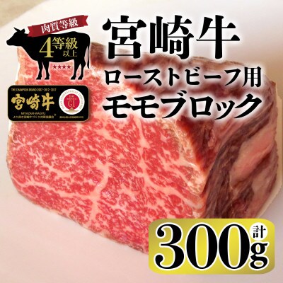宮崎牛ローストビーフ用モモブロック 300g お礼品詳細 ふるさと納税なら さとふる