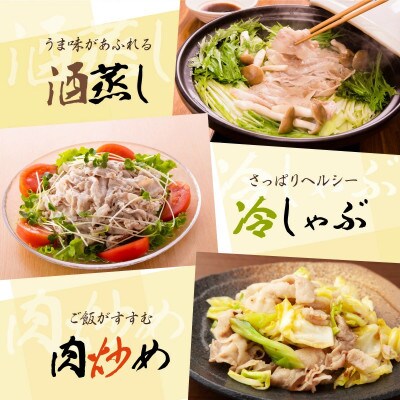 宮崎県産ブランド豚のロースとバラスライスセット　計1kg(ロース500g、バラスライス500g)　