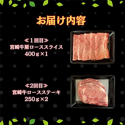 【毎月定期便】内閣総理大臣賞受賞の宮崎牛!計2.55kg(串間市)全6回