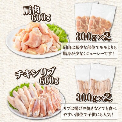 宮崎県産　若鶏よりどり3.6kgセット(串間市)