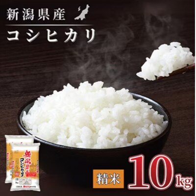 【毎月定期便】【6か月定期便】新潟県産 コシヒカリ 10kg (精米)全6回