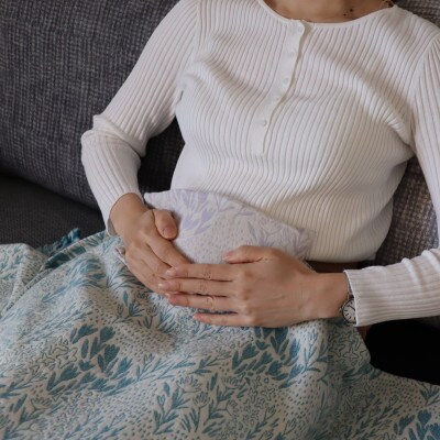【温活】抗菌加工でいつでも清潔!　じんわりあったか玄米カイロSサイズ C/#そよぐ ラベンダー