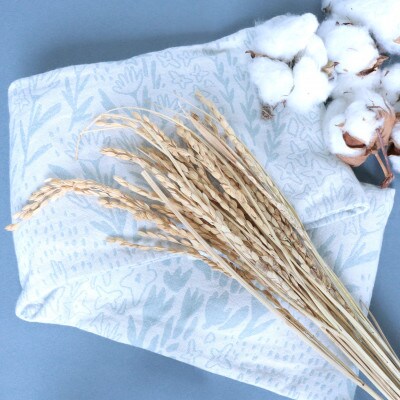 【温活】抗菌加工でいつでも清潔!　じんわりあったか玄米カイロLサイズ C/#そよぐ セイジ