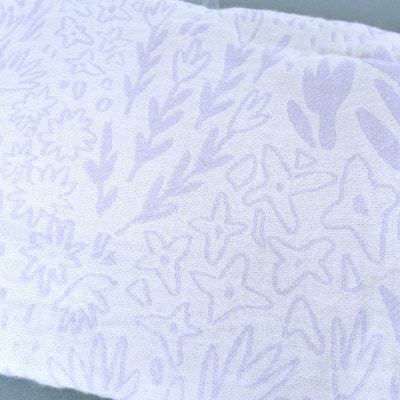 【温活】抗菌加工でいつでも清潔!　じんわりあったか玄米カイロLサイズ C/#そよぐ ラベンダー