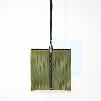 △BAG small　C/#イエロー ヘリンボン