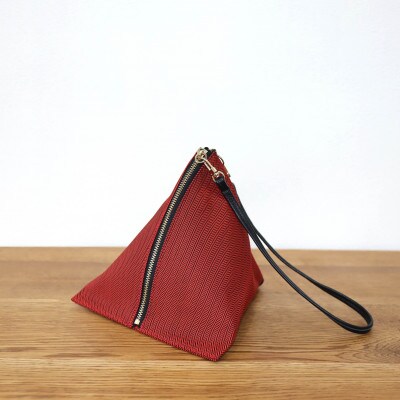 △BAG small　C/#レッド ヘリンボン