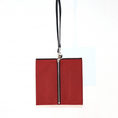 △BAG small　C/#レッド ヘリンボン