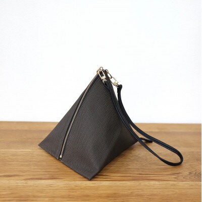 △BAG small　C/#ブラウン ヘリンボン