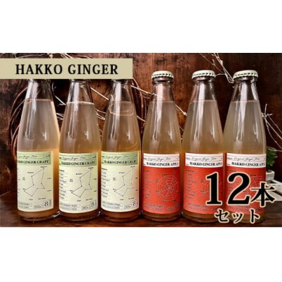 仁木産アップルとグレープを使用したジンジャービア　200ml×12本[No.5613-0392]