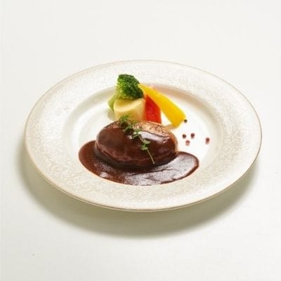国産黒毛和牛福島牛&うつくしまエゴマ豚　生ハンバーグ　網脂包み　120g×5個 No.1199 