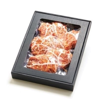 国産黒毛和牛福島牛&うつくしまエゴマ豚　生ハンバーグ　網脂包み　120g×5個 No.1199 