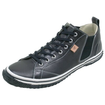 レザースニーカー SPM‐442 BLACK M(25.5cm)