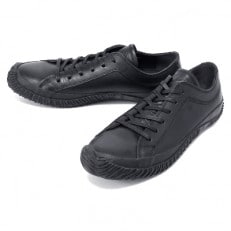 レザースニーカー BIZ‐123 BLACK M(25.5cm)
