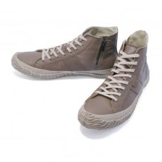 レザースニーカー SPM-443 DARK GRAY L(26.5cm)