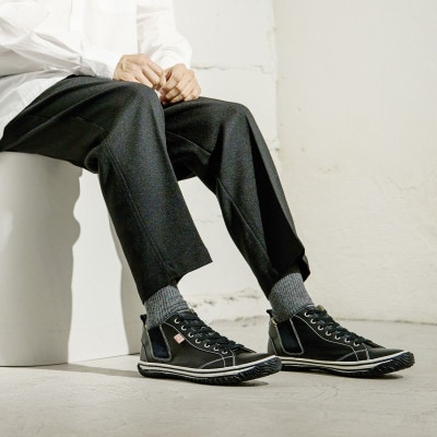 【SPINGLE(スピングル)】 SP-442 Black L(26.5cm) スニーカー 靴