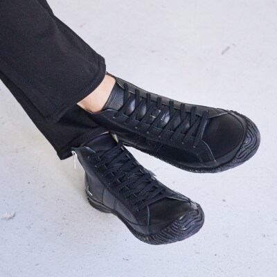 【SPINGLE(スピングル)】 SP-443 Black S(24.5cm) スニーカー 靴