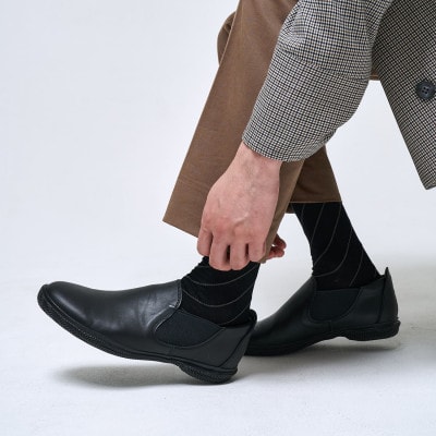 【SPINGLE(スピングル)】 SP-6125 Black M(25.5cm) スニーカー 靴