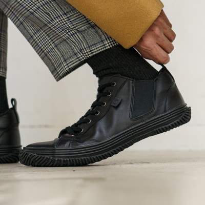 【SPINGLE(スピングル)】 SP-442 Black/Black L(26.5cm) 靴