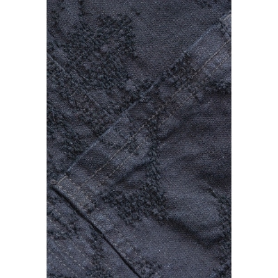 ワラカット楓柄刺繍ジャケット(44・ブラック)