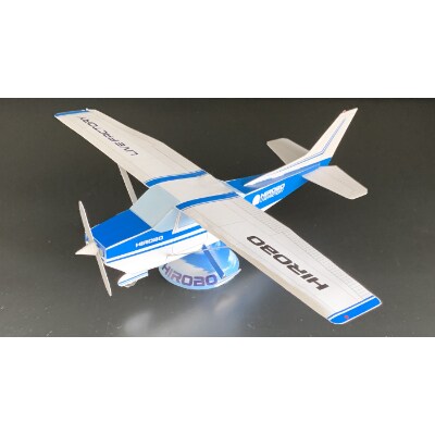 ゴム動力飛行機「スカイドリーム」+紙模型(工場・飛行機)セット