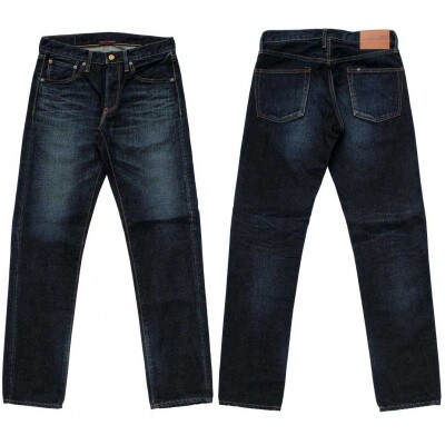 BLUEWAY ストレートジーンズ オールドブルー 28(S)