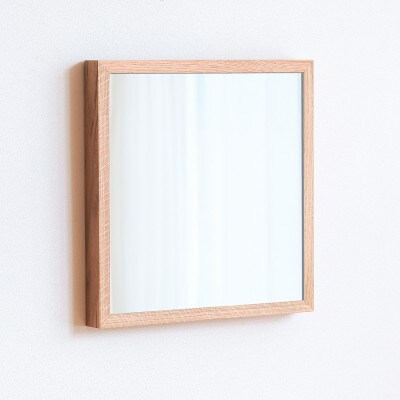 府中市の家具　ミラー　サノ　42*42　オーク