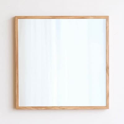 府中市の家具　ミラー　サノ　70*70　オーク