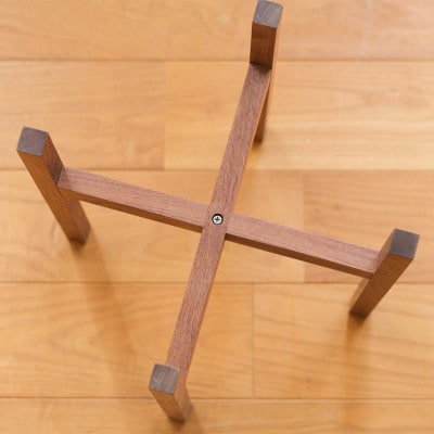 府中市の家具　 プランター・フラワースタンド Lサイズ　ウォールナット材