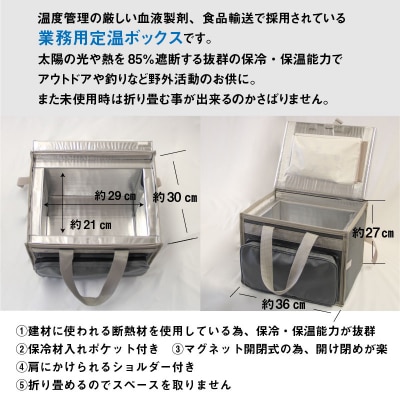 折り畳み式　保冷・保温ボックス(小)　H098-006