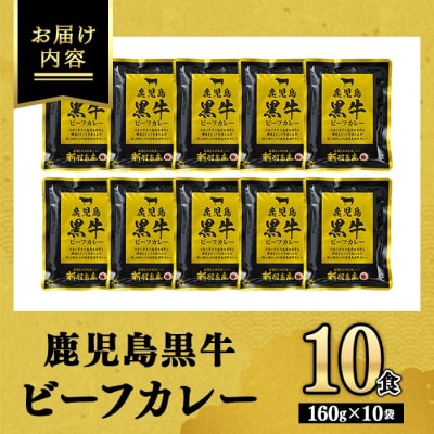 鹿児島黒牛 レトルト ビーフカレー (160g×10P)　A91018