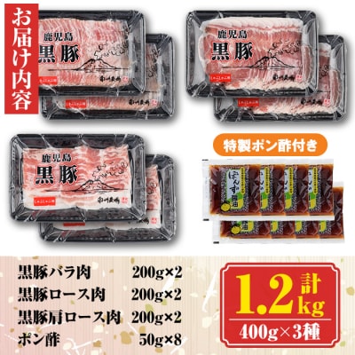 南州農場　黒豚しゃぶしゃぶ詰合せ　B03001