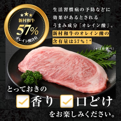 〈A4〜5等級〉鹿児島県産黒毛和牛サーロインステーキ(計約400g・約200g×2枚)　A01010