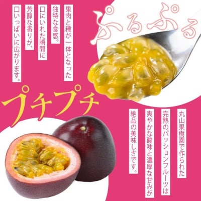 《期間限定》鹿児島県産 パッションフルーツ (約2.2kg・12玉入り2箱)　A68002