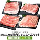肝付町セレクト定期便 《鹿児島県産豚肉しゃぶしゃぶセット》【全3回】　C05046