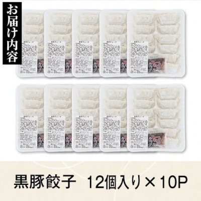 黒豚餃子セット(12個入×10パック)　A02046