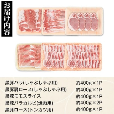 特選黒豚セット(約2.4kg)　C02045