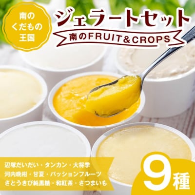 南のくだもの王国 南のFRUIT&CROPS ジェラート セット 　A83004