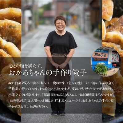 居酒屋のおかあちゃん手作り ひと口味噌ぎょうざ 60個(20個×3袋)　H136-035