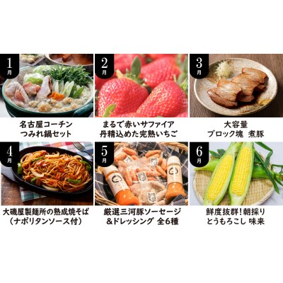 【全12回】厳選!季節を彩る旬のバラエティ定期便　H028-067