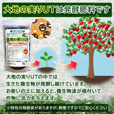 ニッコン 肥料 大地の実りUT 大容量20kg 石灰入り　H158-025