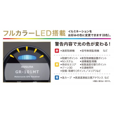 オートバイ専用GPSレシーバー GR-101MT